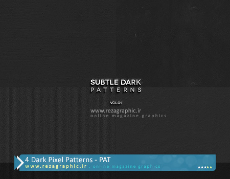 4 پترن تاریک پیکسلی برای فتوشاپ | رضاگرافیک